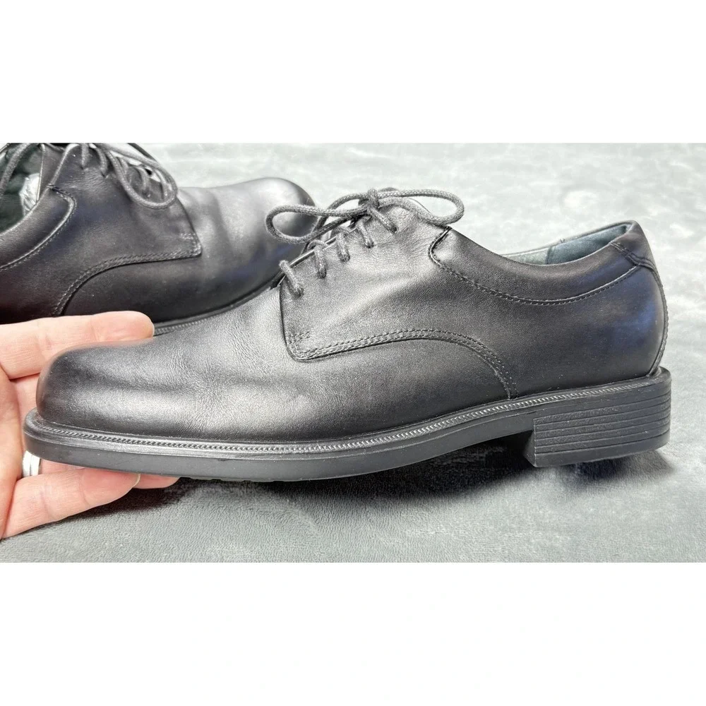 Rockport Shoes Mens Size 8.5 M Black Leather Derby Dress‎ Lace Up APM20311